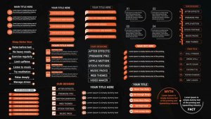 Videohive List Titles Pack Titles template preview