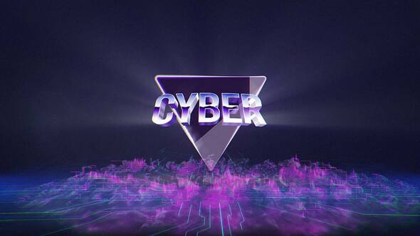 Videohive Cyberpunk Shockwave Logo Logo Stings template preview