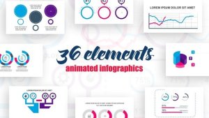 Infographics vol.4 Video Displays template preview