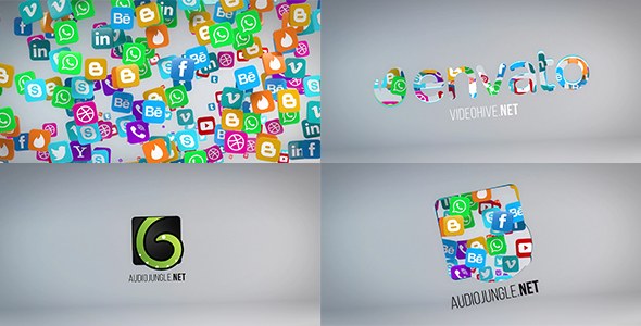 Videohive Social Media Logo Reveal 20653673 Logo Stings template preview