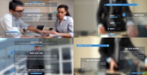 Clean Text Presets Video Displays template preview