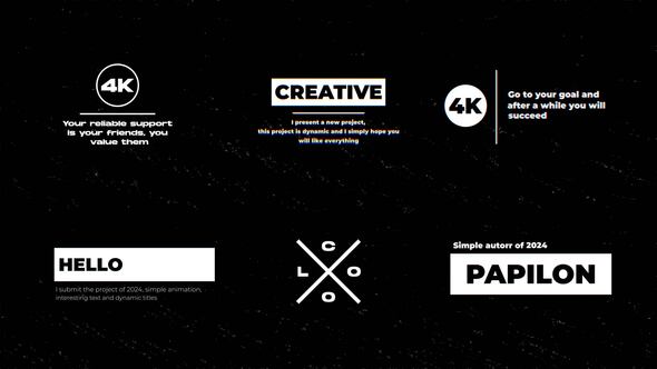 Videohive RGB Modern Titles | After Effects Titles template preview