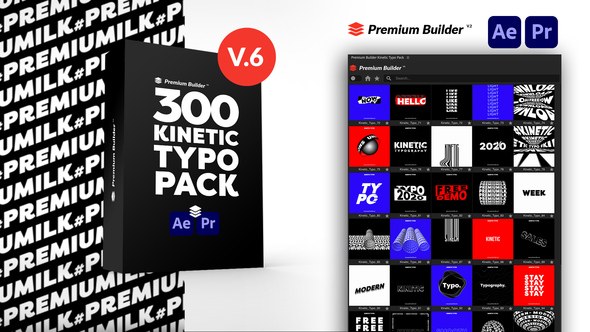 Videohive Kinetic Typography Pack 28757522 Titles template preview