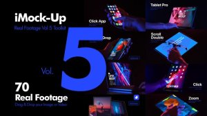 Videohive iMock-Up Real Footage Vol 5 Toolkit Product Promo template preview