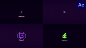 Videohive Pixel Logo for After Effects Logo Stings template preview