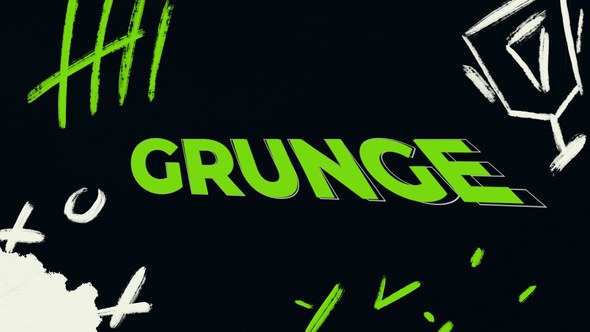Videohive Grunge Typo Intro Logo Logo Stings template preview