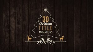 30 Christmas Title Animations Video Displays template preview