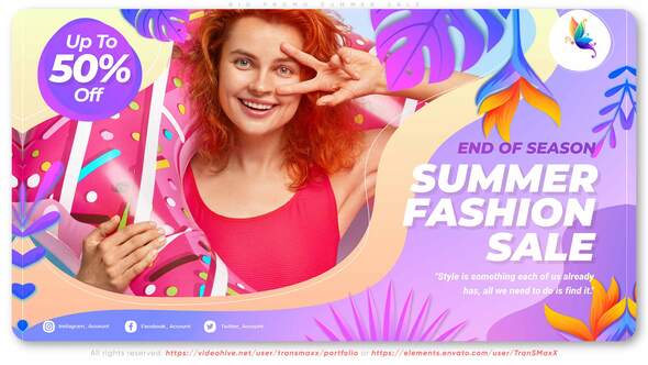 Videohive Big Promo Summer Sale Product Promo template preview