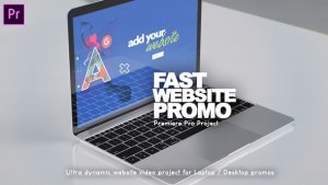 Fast Website Promo Premiere Pro version Premiere Pro template preview