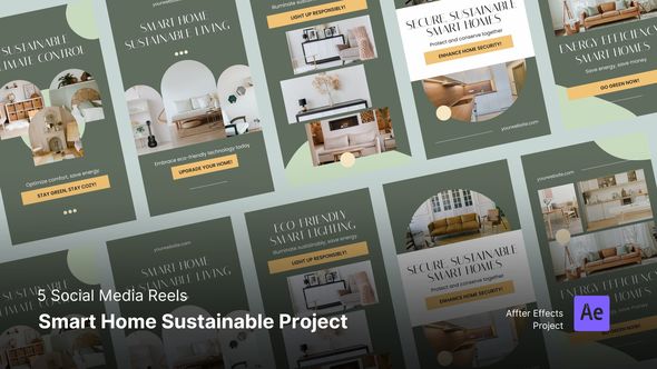 Videohive Instagram Reels - Smart Sustainable Home After Effect Project Product Promo template preview