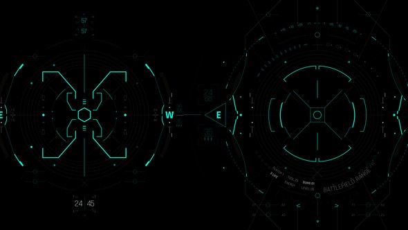 Videohive HUD UI Game Target 1 Elements template preview