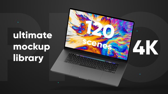 Videohive Ultimate Mockup Library 4K Product Promo template preview
