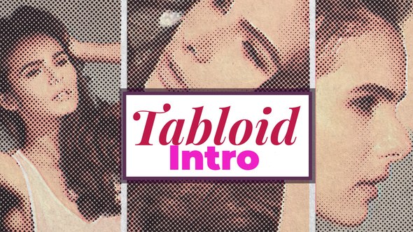 Videohive Tabloid Intro Openers template preview