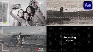 Videohive Recording Video Pack for After Effects Elements template preview
