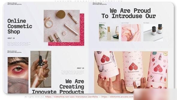 Videohive Fashion Cosmetics Promotion Openers template preview