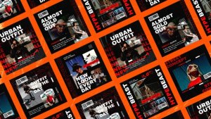 Videohive Madness Streetwear Fashion Posts Product Promo template preview