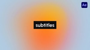 Videohive Subtitles Titles template preview