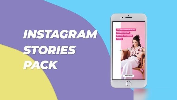 Videohive Instagram Stories Pack 22078398 Video Displays template preview