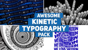 Kinetic Typography V2 | MOGRT Premiere Pro template preview