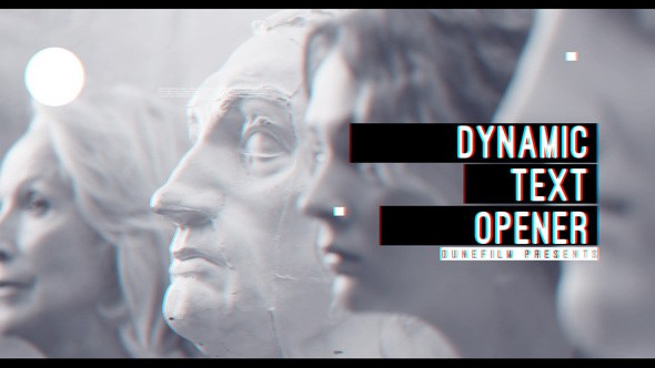 Videohive Dynamic Text Opener 27116091 Video Displays template preview