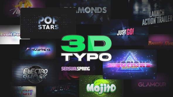 Videohive 3D Titles. Vol. 2 Titles template preview