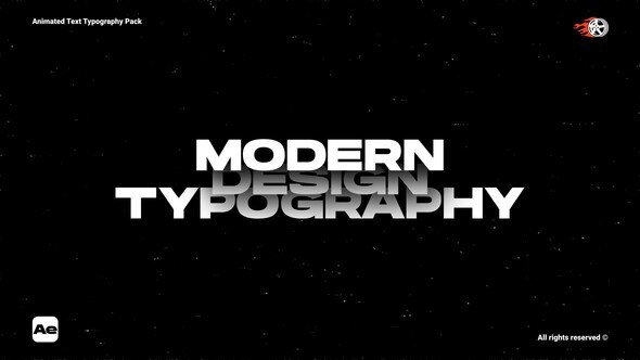 Videohive Animated Text Typography Titles template preview