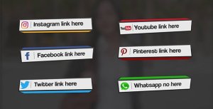 Box Lower Thirds Video Displays template preview