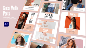 Videohive Social Media Posts Product Promo template preview