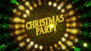 Christmas Party Invitation Video Displays template preview