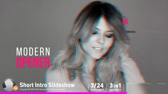 Videohive Short Fashion Intro Openers template preview
