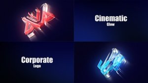 Videohive Cinematic Glow // Logo Reveal Logo Stings template preview