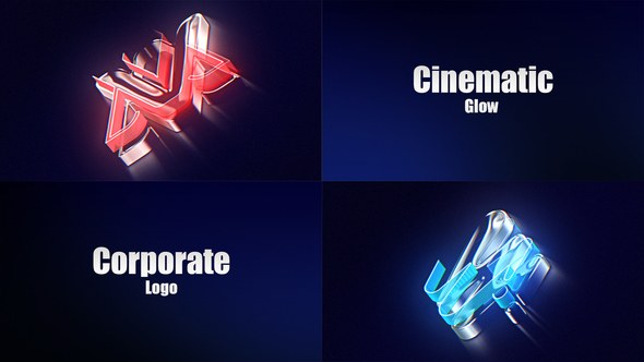 Videohive Cinematic Glow // Logo Reveal Logo Stings template preview