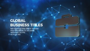 Videohive Global Business Titles Titles template preview
