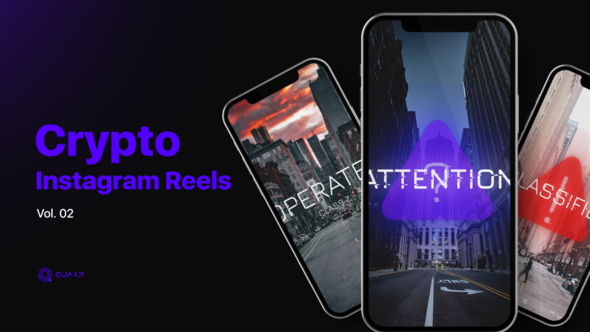 Videohive Crypto Instagram Reels Vol. 02 Video Displays template preview