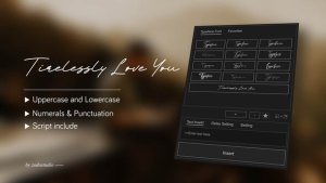 Videohive Animated Typeface - Tirelessly Love You Titles template preview