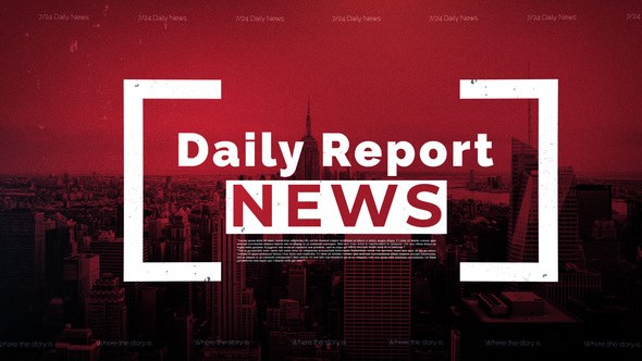 Videohive Daily News Program Broadcast-packages template preview