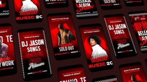 Videohive Club Instagram Reels Video Displays template preview