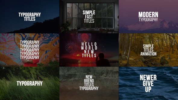 Videohive Text Animation | AE 54644215 Titles template preview