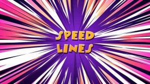 Speed Lines Backgrounds Video Displays template preview