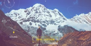 Travel Parallax Slideshow Video Displays template preview