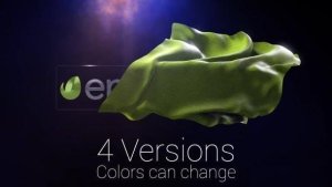 Videohive Cloth Floating Logo Logo Stings template preview