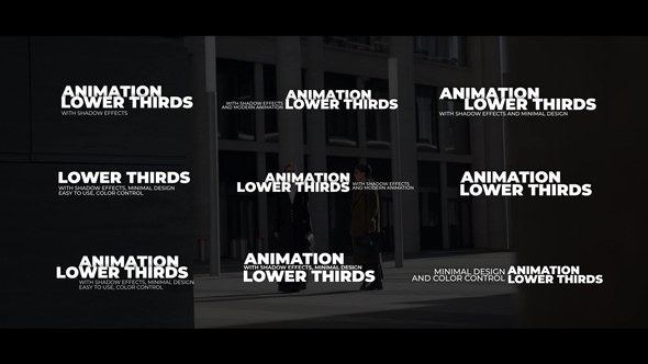 Videohive Simple Lower Thirds | AE 54171672 Titles template preview