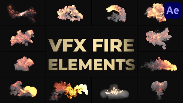 Videohive VFX Fire Elements for After Effects 51457747 Elements template preview