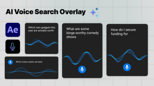 Videohive AI Voice Search Bars Elements template preview