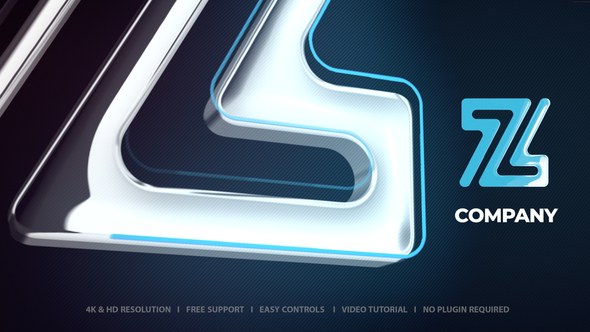 Logo Premiere Pro template preview