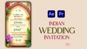 Videohive Indian Wedding Invitation After Effects 57172514 Openers template preview
