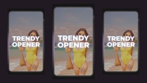 Videohive Vertical Dreamy Slideshow Opener Openers template preview