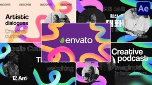 Videohive Creative Podcast Slides for After Effects Openers template preview