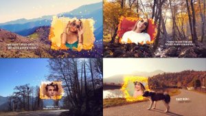 Videohive Autumn Nature Cinematic Trailer Video Displays template preview
