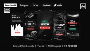 Videohive Black Friday | Stories & Posts Product Promo template preview